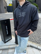 2026 New Model GS Logo Layered Hooded Sweatshirt (CC7005-B85)