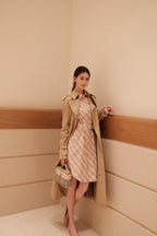 2026 Women's GS Check Blouse-style Dress (DD165)