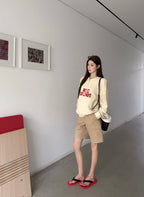 2026 Women's GS Logo Printed Vintage Sweatshirt (FF765)