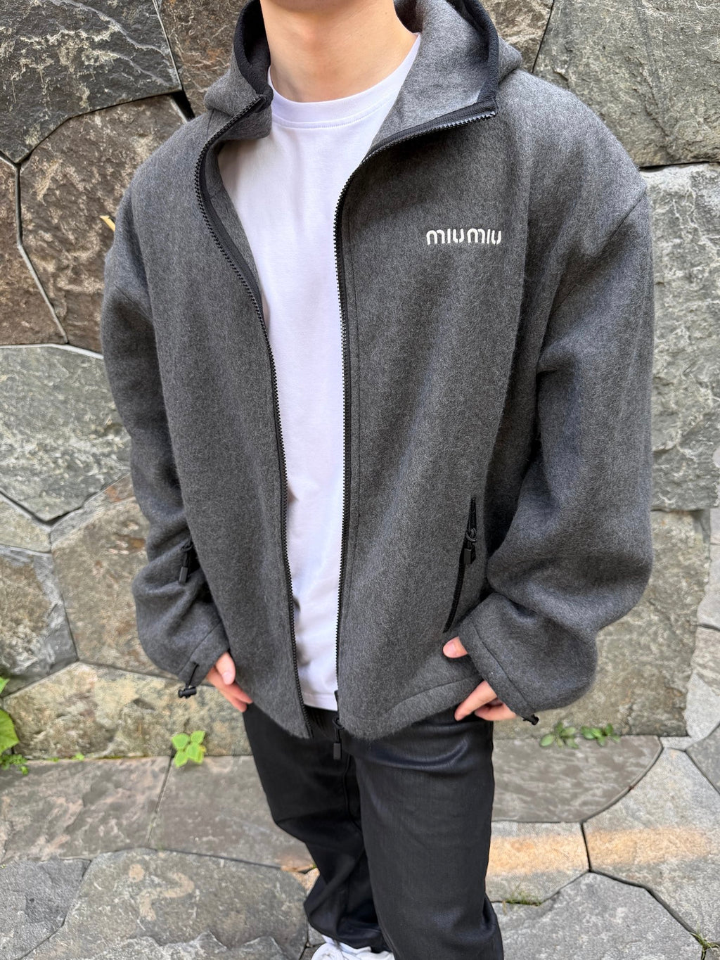 2026 New GS Embroidered Logo Hooded Coat (CC7020-B65)