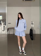 2026 Women's GS Logo Check Pattern Zip-Up Coat (FF824)