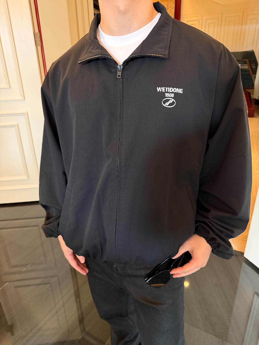 2026 new model GS vintage logo crew-neck jacket (AA1014-B40)