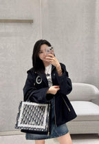 2026 Women's GS Embroidered Hooded Jacket (DD173)