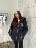 2026 Women's GS Embroidered Hooded Jacket (DD173)