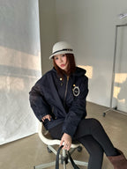 2026 Women's GS Embroidered Hooded Jacket (DD173)
