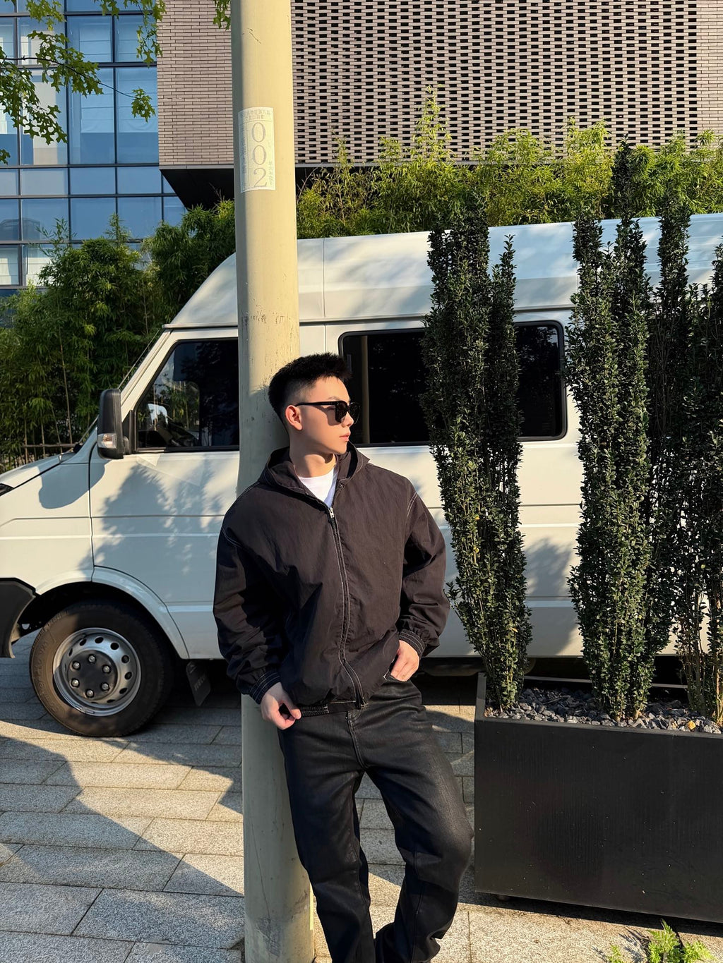2026 new model GS logo-printed hooded coat (BB4017-B90)
