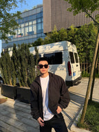 2026 new model GS logo-printed hooded coat (BB4017-B90)
