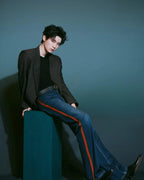 2026 new model GS belted jeans (BB4016-B85)
