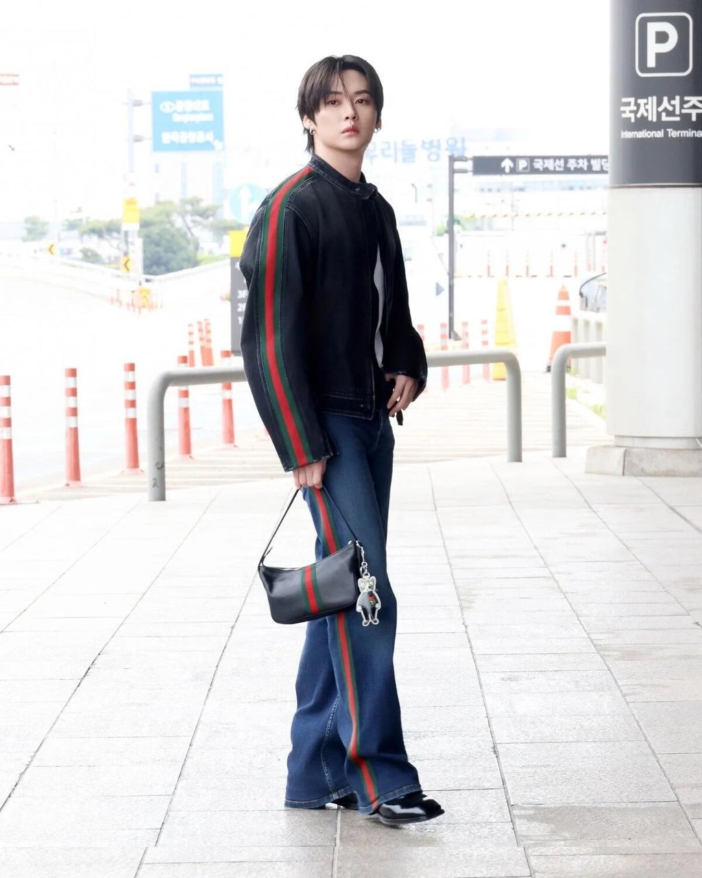 2026 new model GS belted jeans (BB4016-B85)