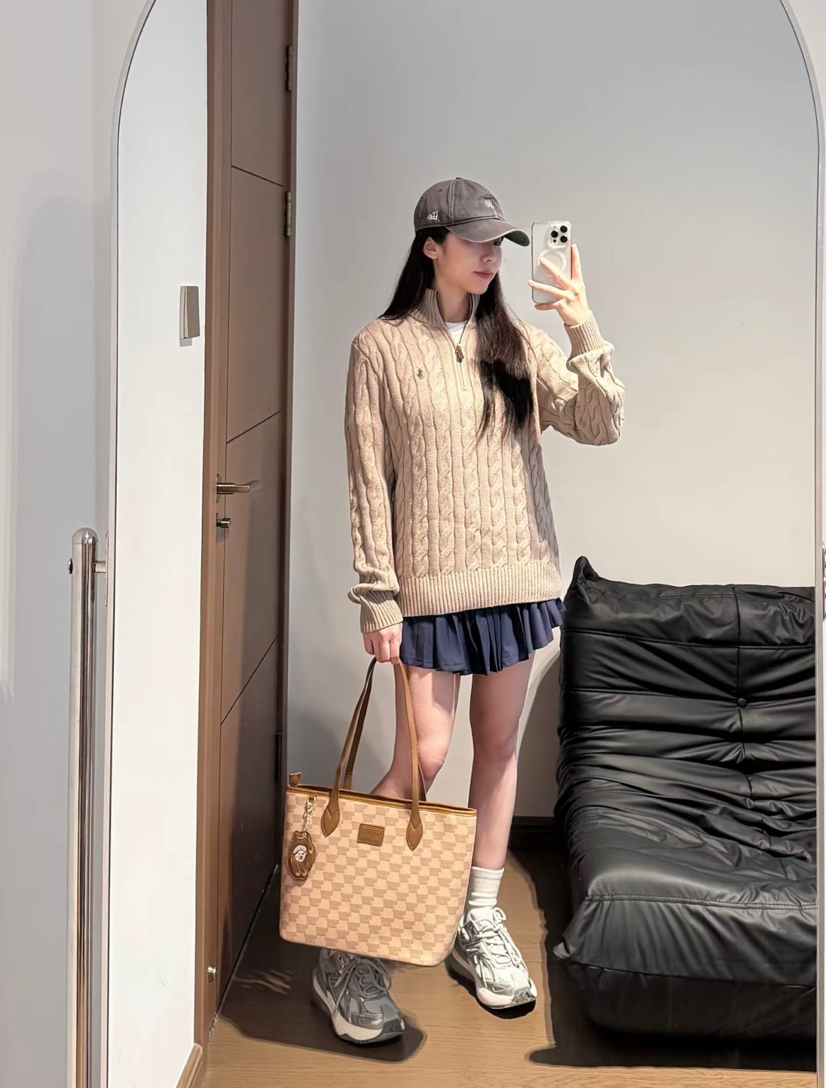 2026 New GS Decorative Knot Zip Knit Sweater (CC919-B30)