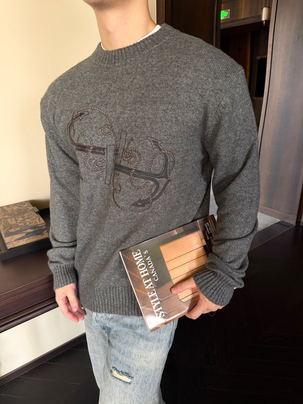 2026 New Model GS Embroidered Sweater (AA691-B35)
