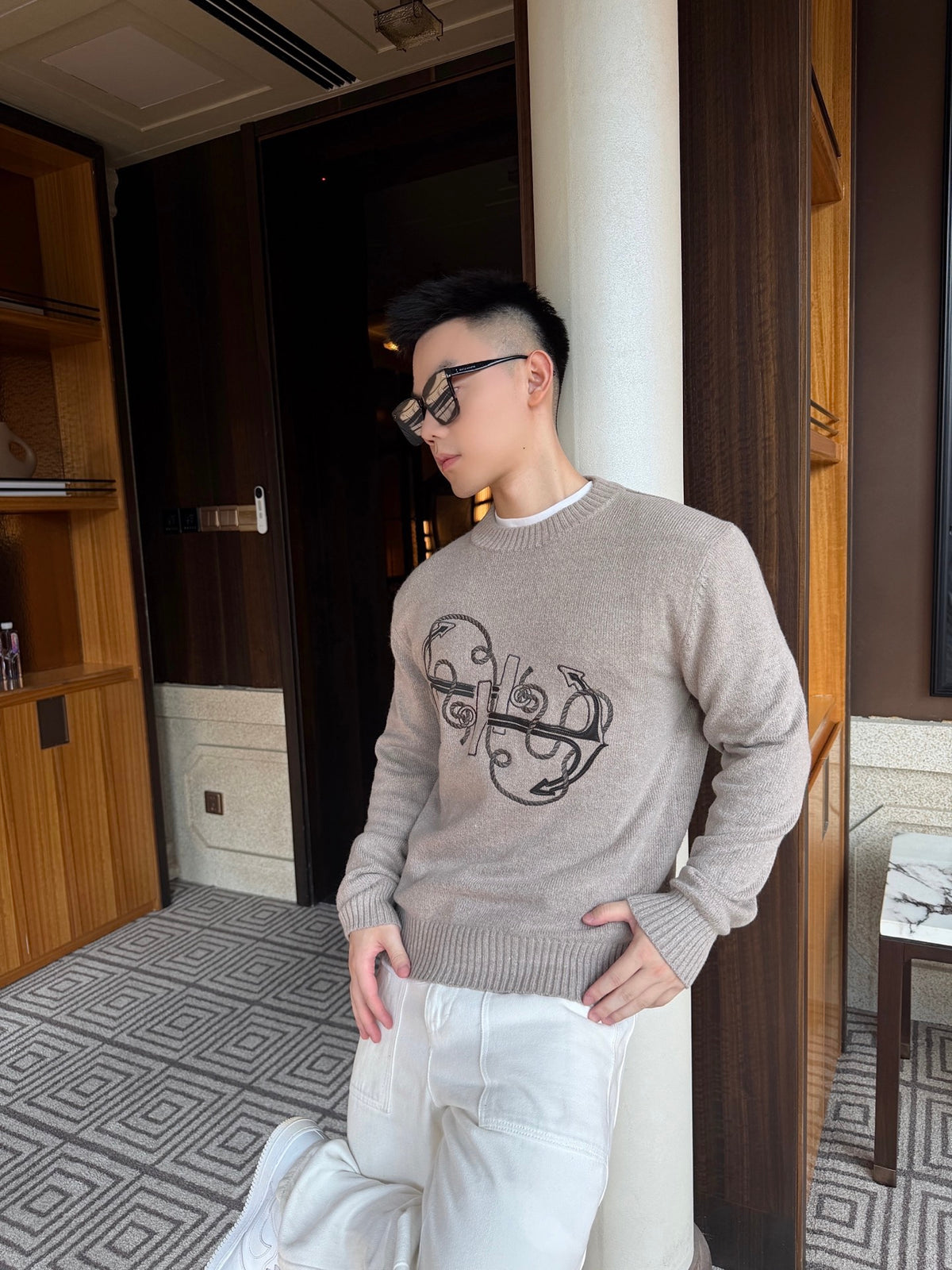 2026 New Model GS Embroidered Sweater (AA691-B35)