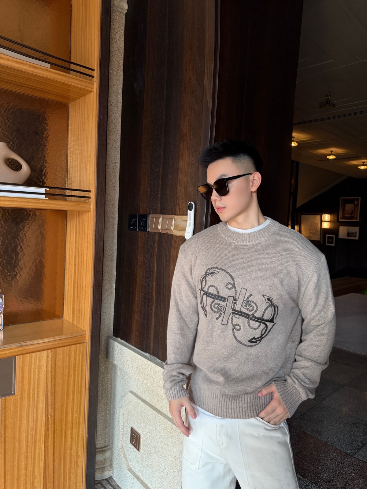2026 New Model GS Embroidered Sweater (AA691-B35)