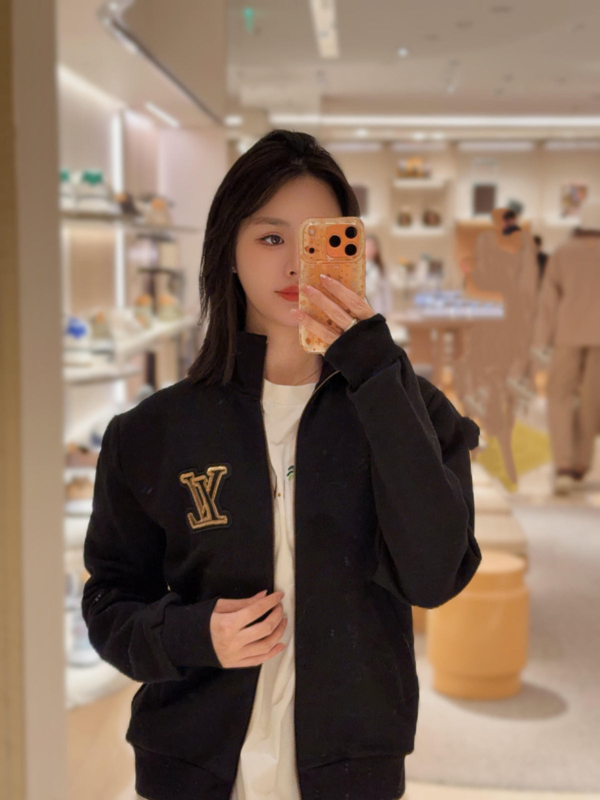 2026 new model GS logo bead-studded zipper coat (AA694-B75)