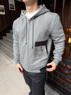 2026 New Model GS Embroidered Leather Zipper Coat (AA684-B85)