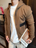 2026 New Model GS Embroidered Leather Zipper Coat (AA684-B85)