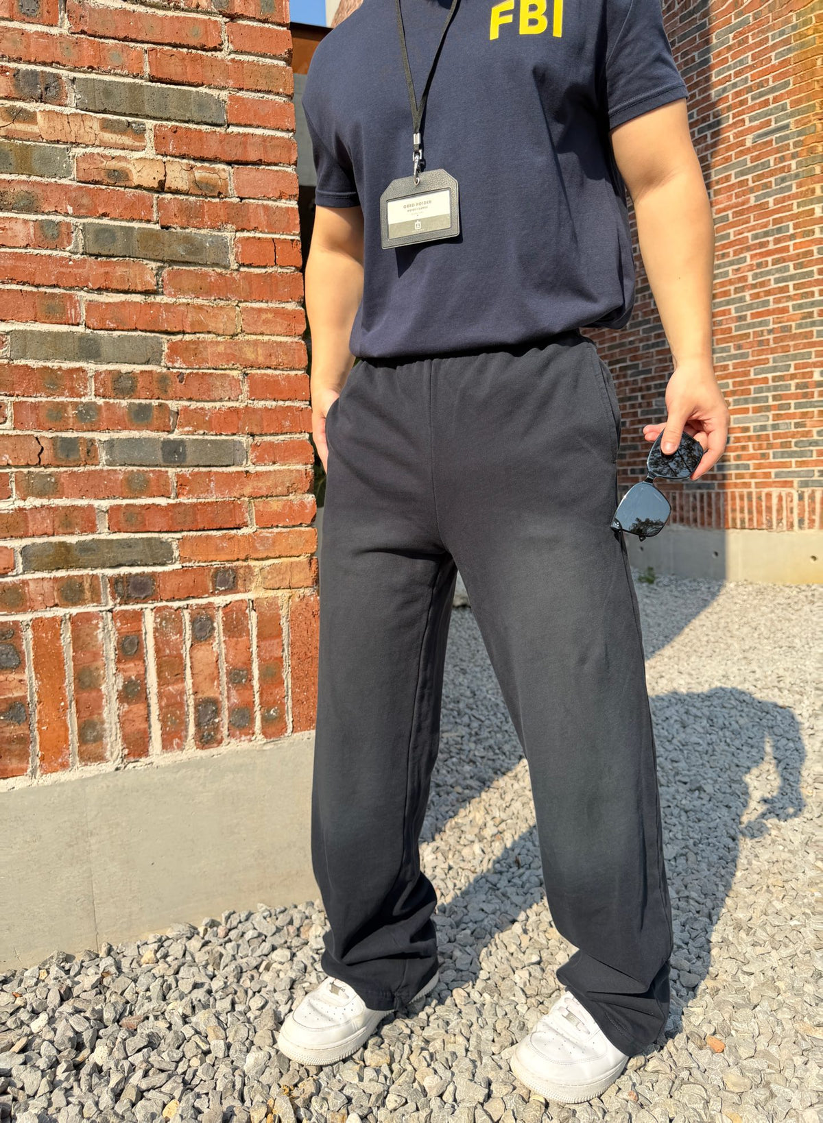 2026 new model GS logo printed distressed pants (CC7010-B30)