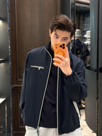 2026 New Model GS Logo Pocket Zip-Up Jacket (AA1023-B70)