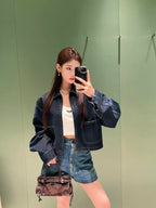 2026 Women's GS Denim Washed Jacket (DD199)