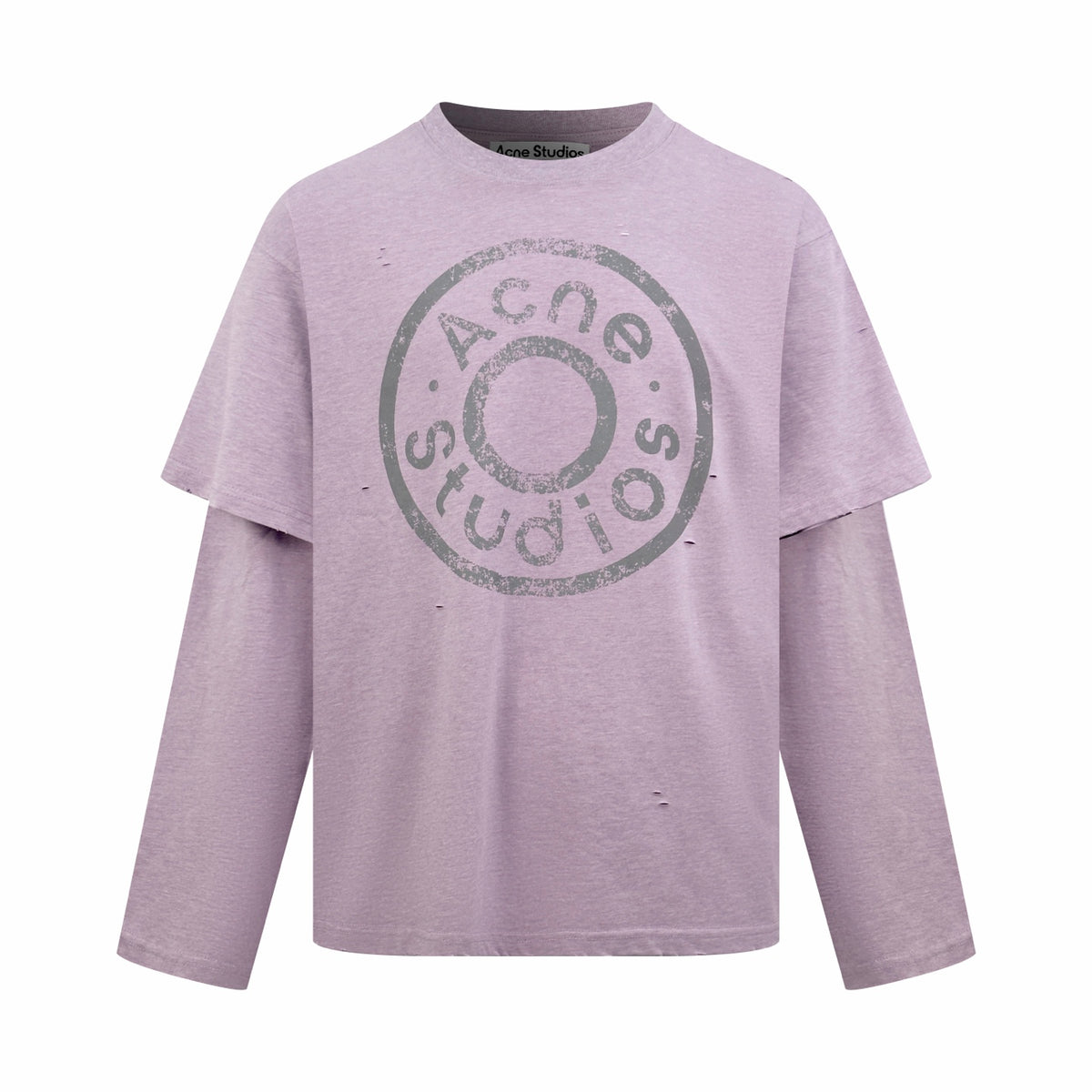 2026 Women's GS Vintage Logo Fake Two-Piece Long-Sleeved (FF836)