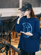 2026 Women's GS Vintage Logo Fake Two-Piece Long-Sleeved (FF836)
