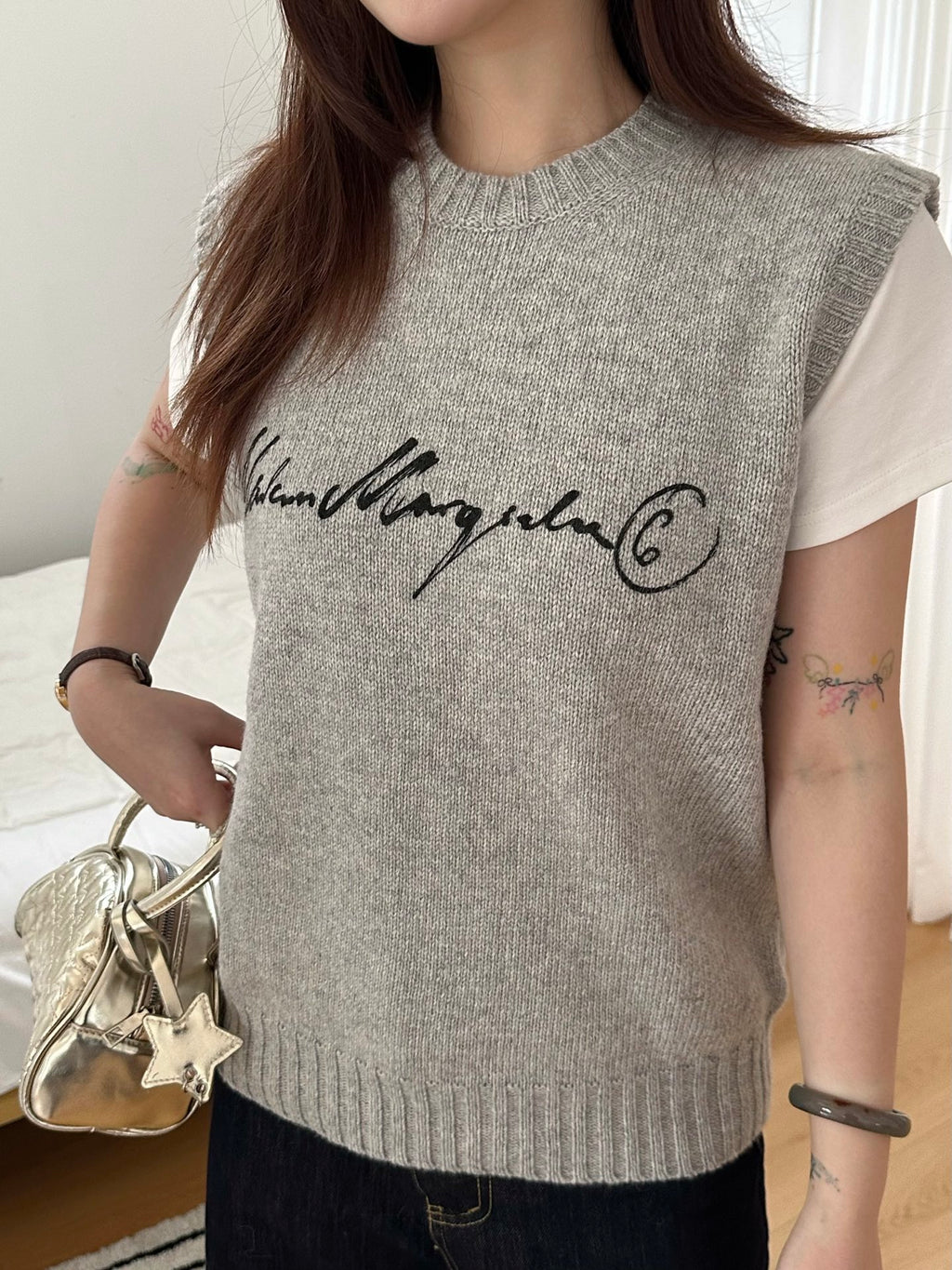 2026 Women's GS Printed Sweater Blouse (DD186)