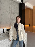 2026 Women's GS Embroidered Double-sided Jacket (FF813)