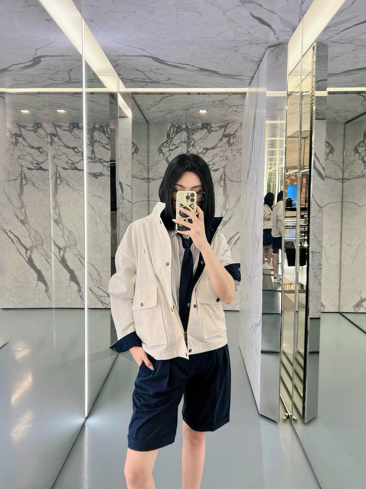 2026 Women's GS Embroidered Double-sided Jacket (FF813)