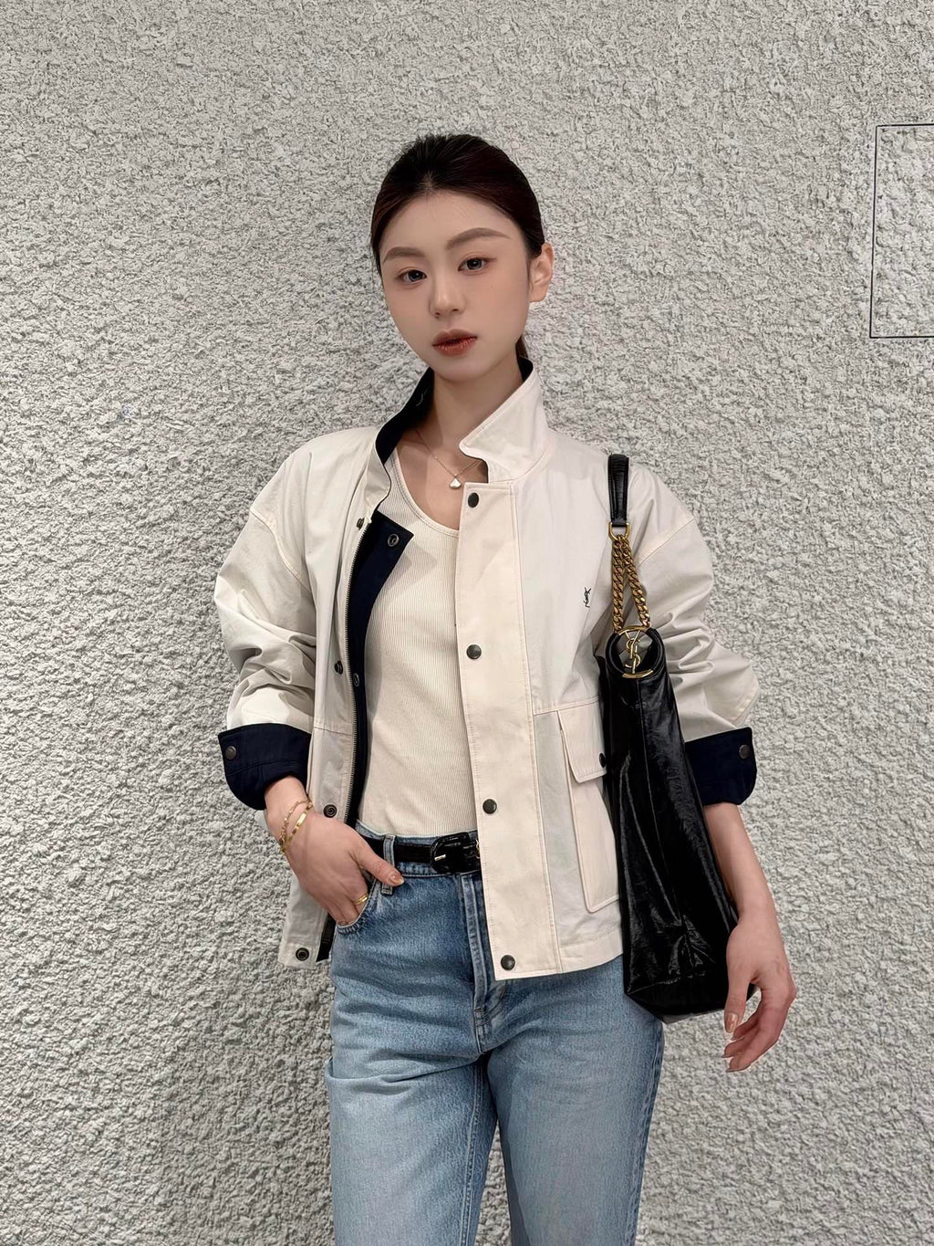 2026 Women's GS Embroidered Double-sided Jacket (FF813)