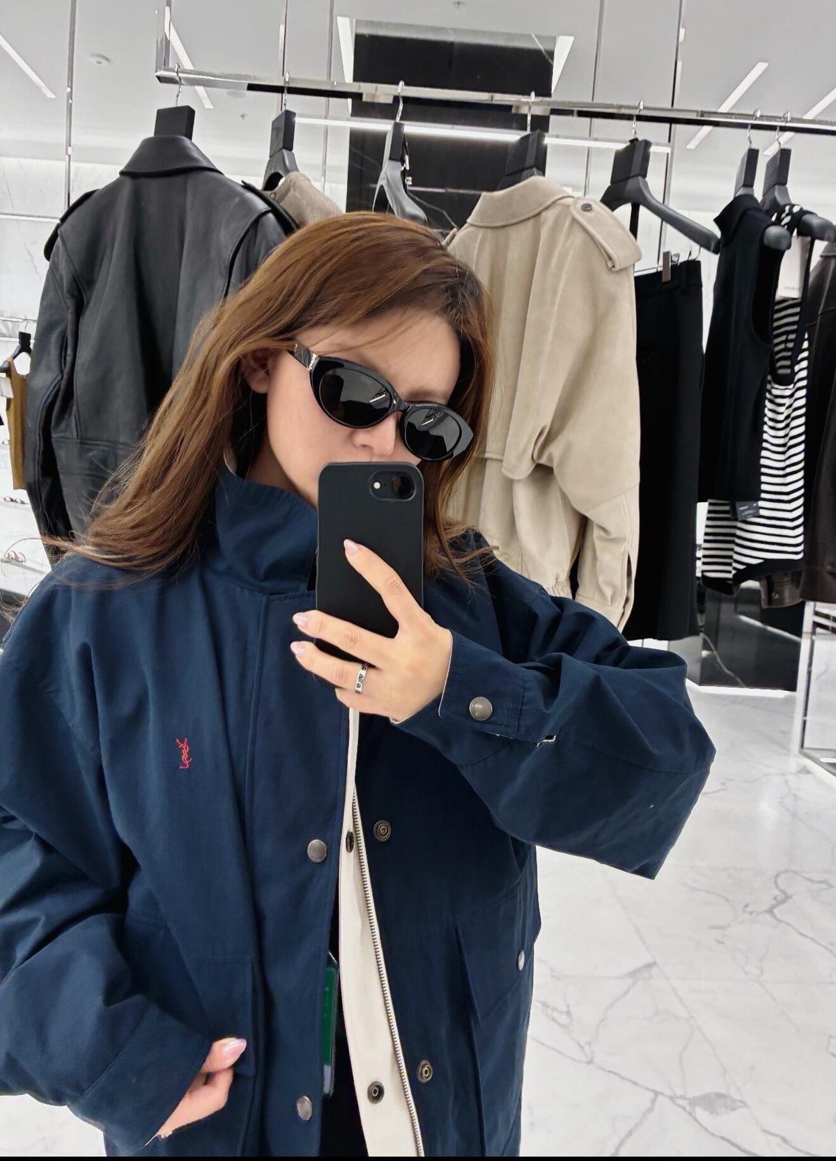 2026 Women's GS Embroidered Double-sided Jacket (FF813)