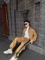 2026 New Model GS Logo Striped Pants (BB4045-B30)