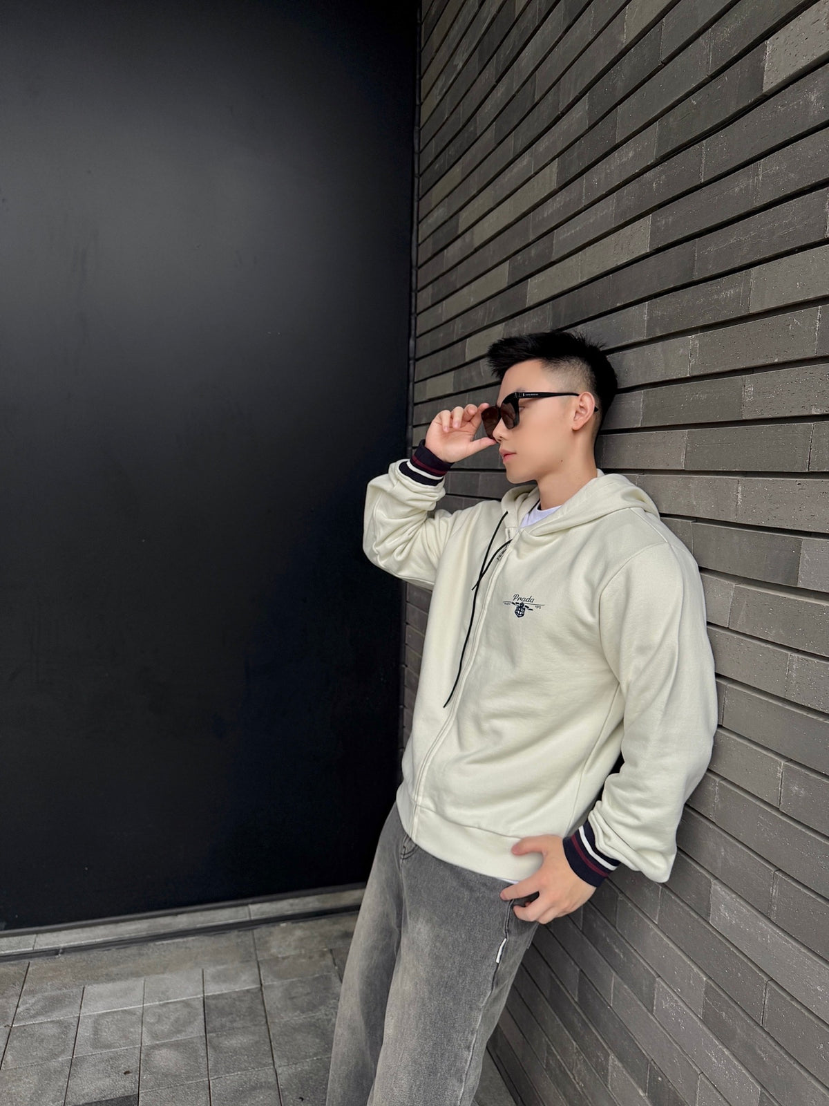 2026 New Model GS Printed Hooded Zip-Up Coat (CC7002-B60)