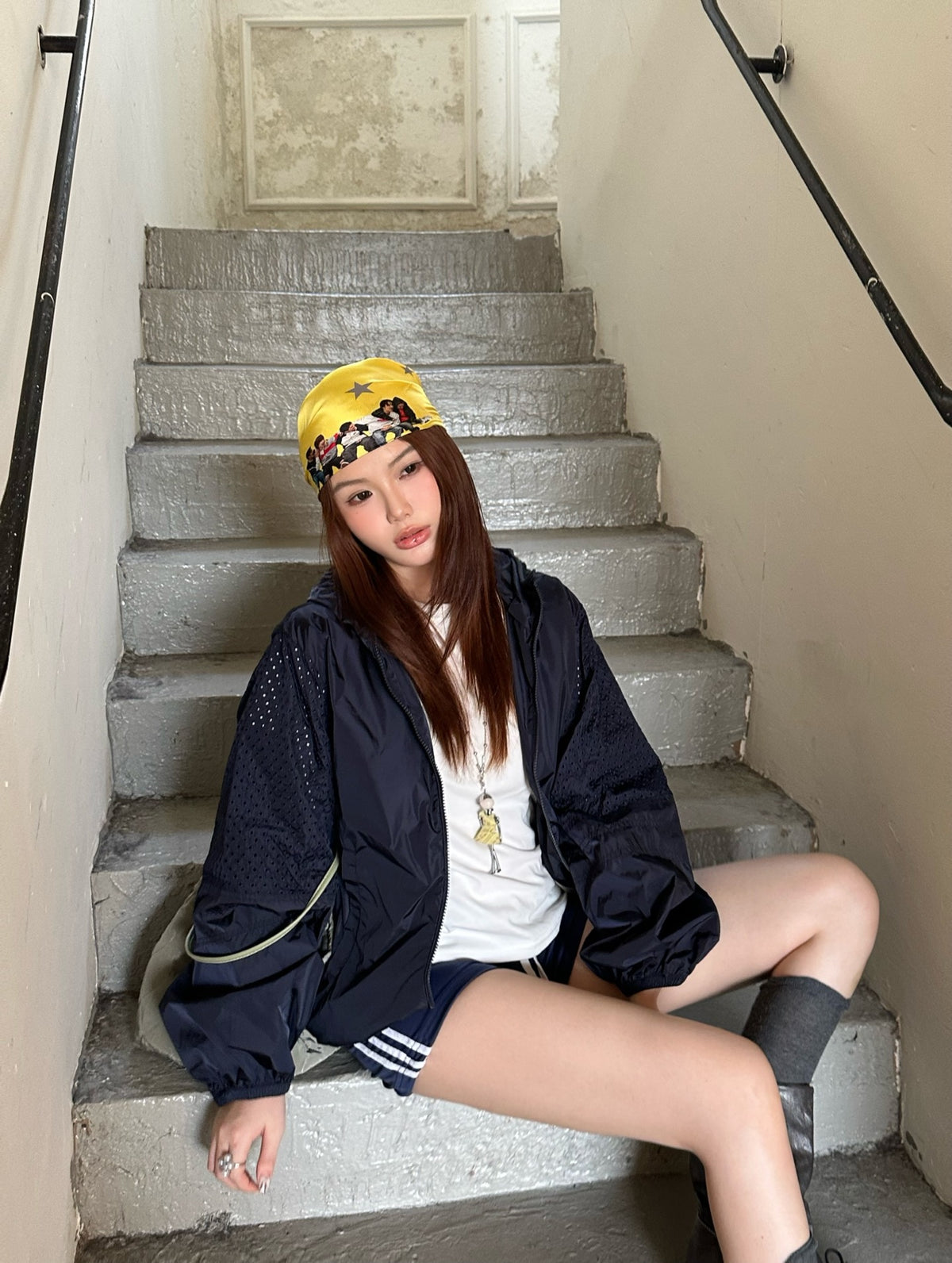 2026 Women's GS Logo Hollowed-out Hooded Jacket (DD175)