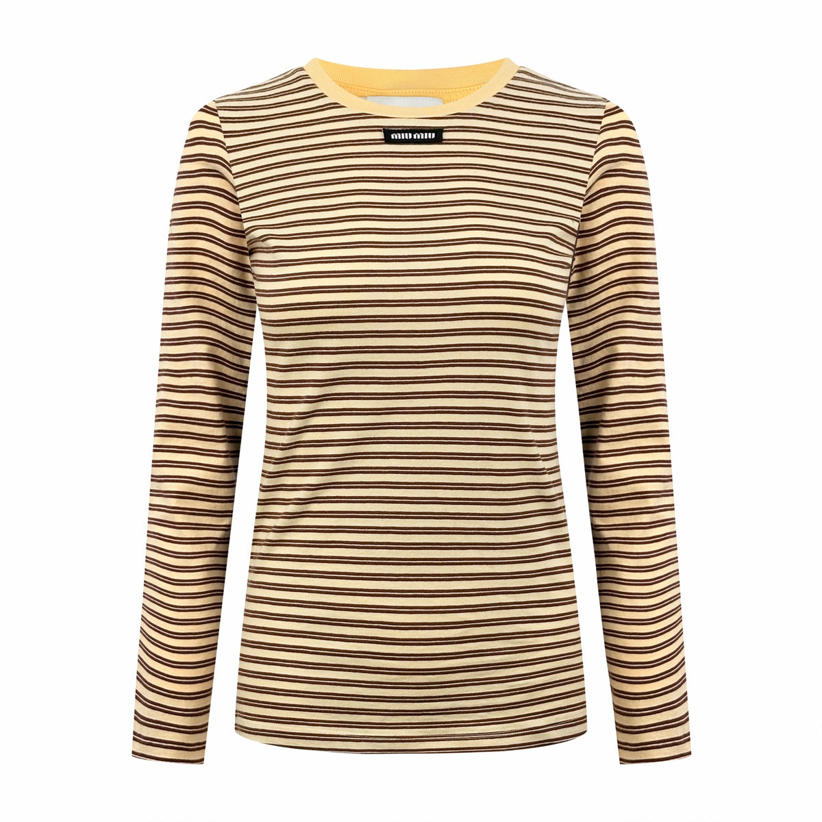 2026 Women's GS Logo Striped Long-Sleeved (FF844)