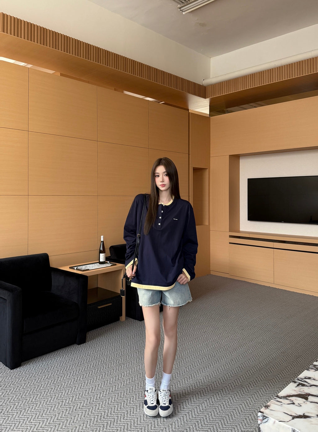 2026 Women's GS Logo Henry Collar Long Sleeve (FF846)