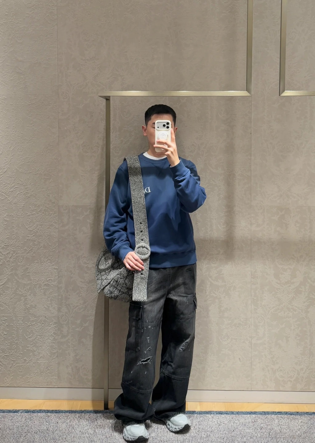 2026 new model GS embroidered distressed hoodie (BB4041-A75)