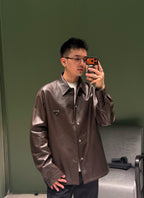 2026 New Model GS Single Button Leather Jacket (CC7043-C05)