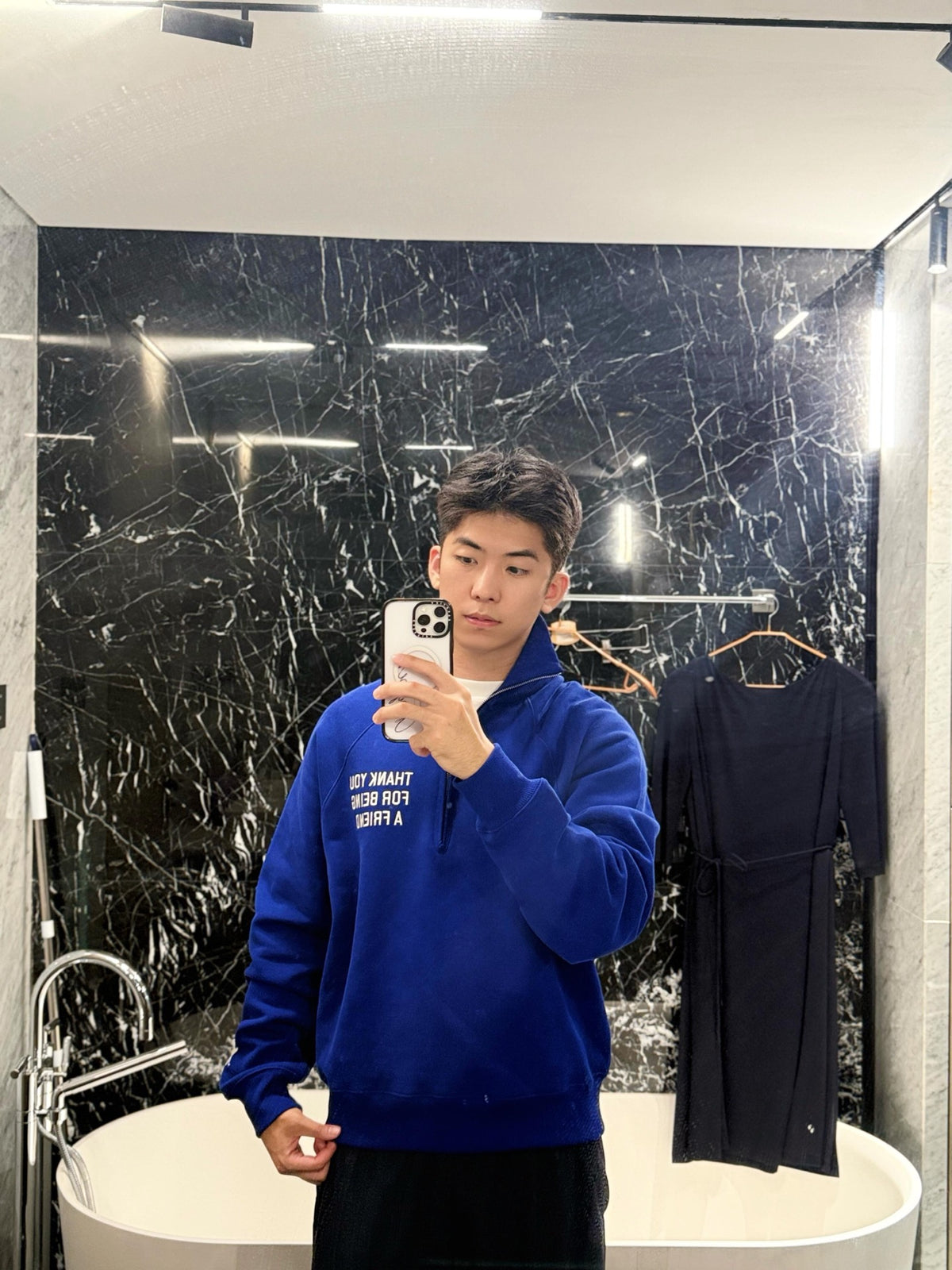 2026 New Model GS Embroidered Half-Zip Sweatshirt (AA1029-B15)
