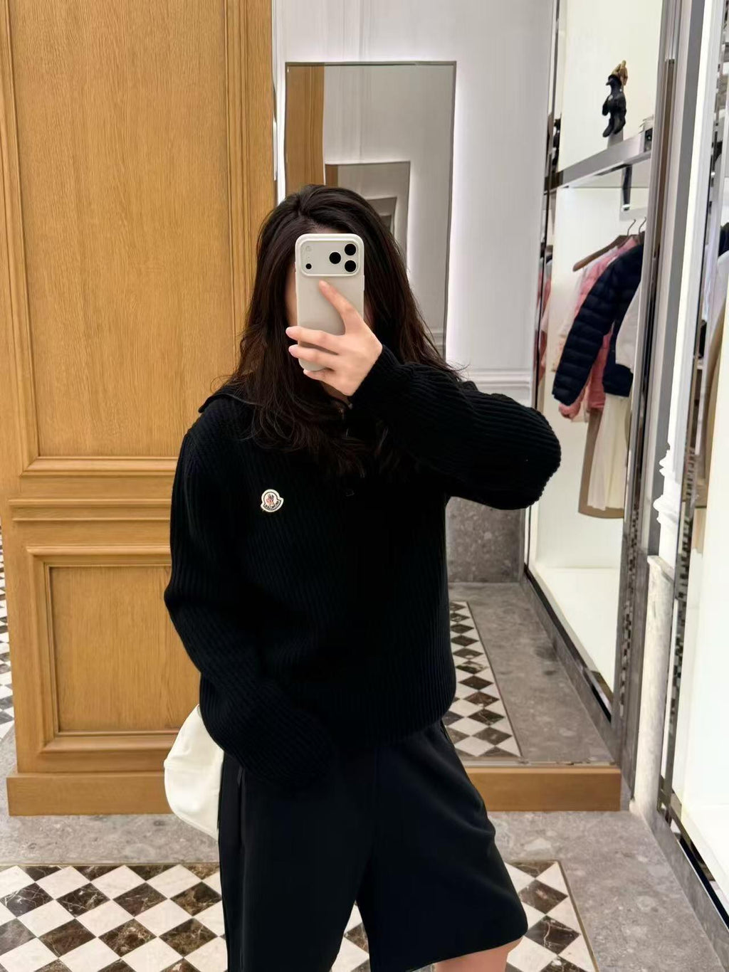 2026 New Model GS Logo Half-Zip Sweater (AA1015-B40)