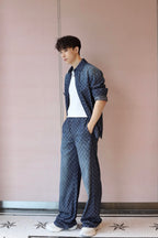 2026 New Model GS Printed and Embroidered Flannel Pants (AA1039-B20)