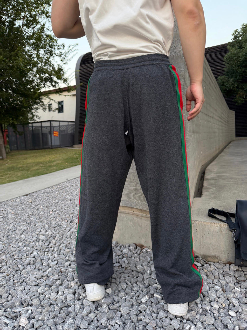 2026 new model GS color-matched woven wool pants (AA1049-B30)