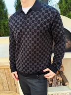 2026 New Model GS Printed GG Plaid Sweater (AA1025-B60)