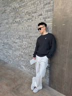 2026 New Model GS Embroidered Twisted Knit Sweater (CC7032-B20)