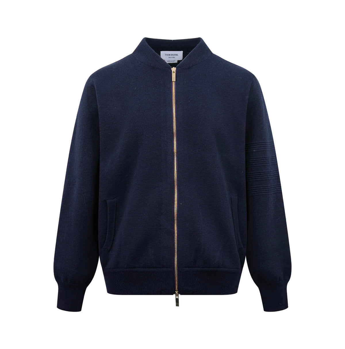 2026 New GS Striped Zip-Up Sweater Coat (AA1021-B90)