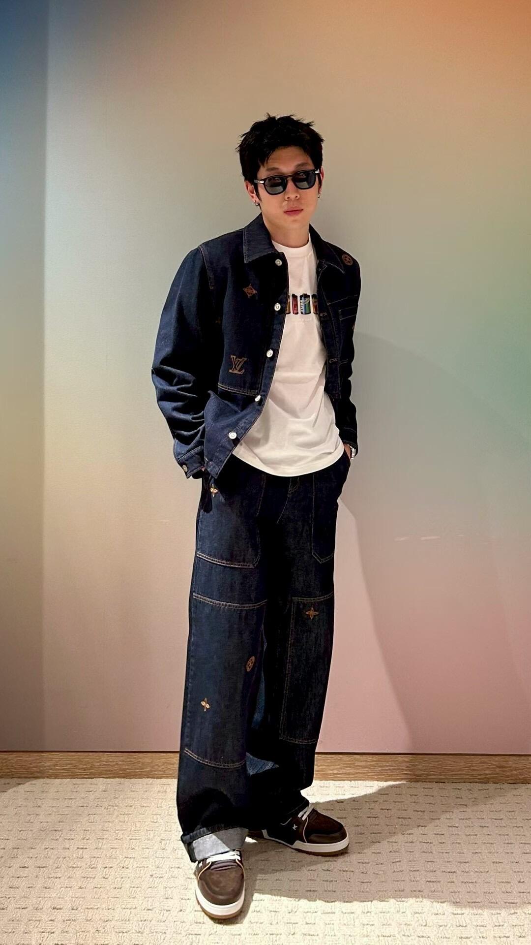 2026 New Model GS Embroidered Logo Denim Jacket (BB4050-C00)