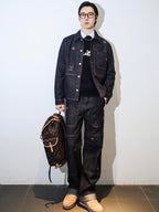 2026 new model GS embroidered logo jeans (BB4058-B70)