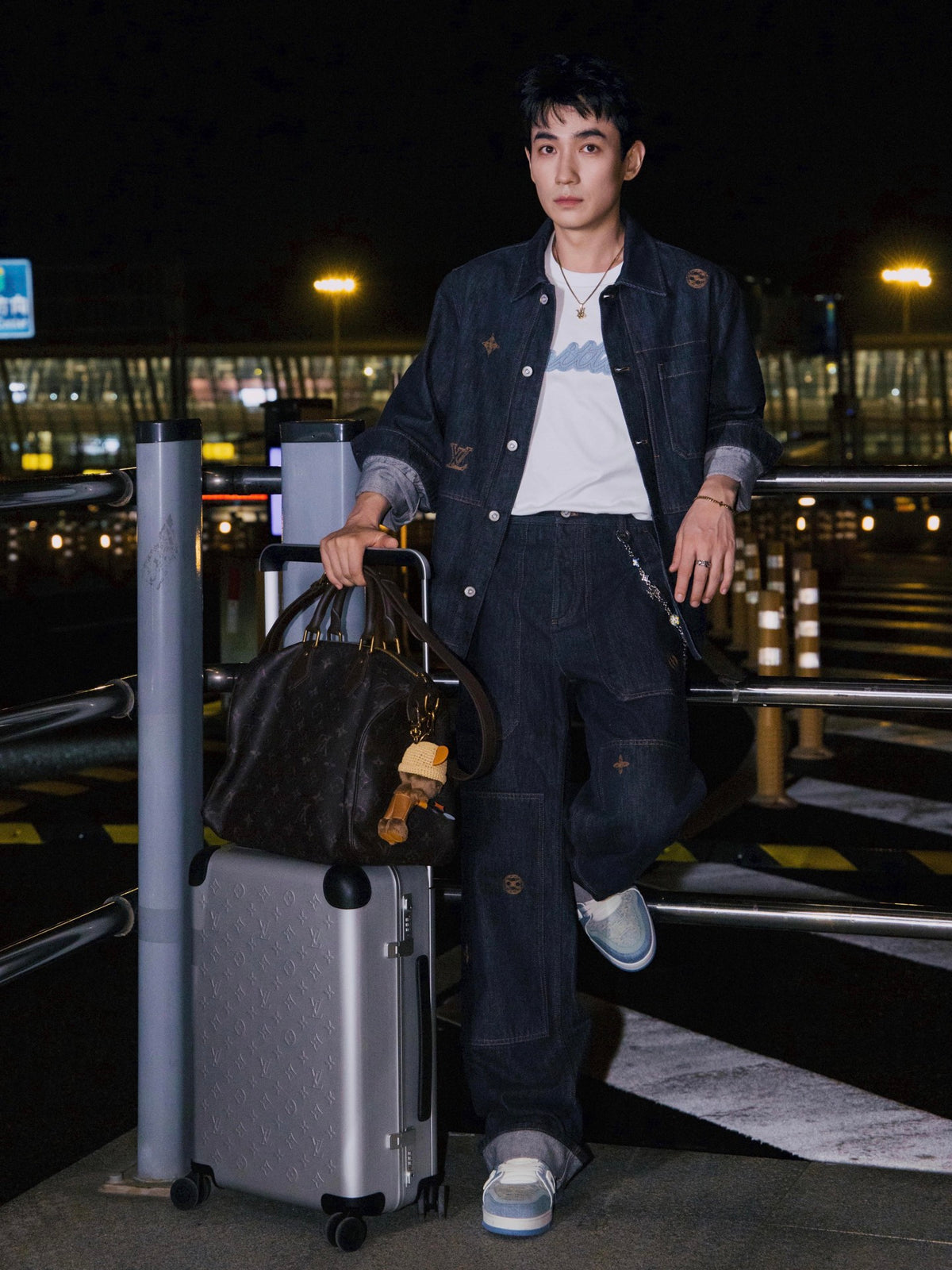 2026 New Model GS Embroidered Logo Denim Jacket (BB4050-C00)
