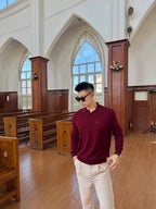 2026 New Model GS Embroidered Polo Neck Sweater (CC7033-B10)