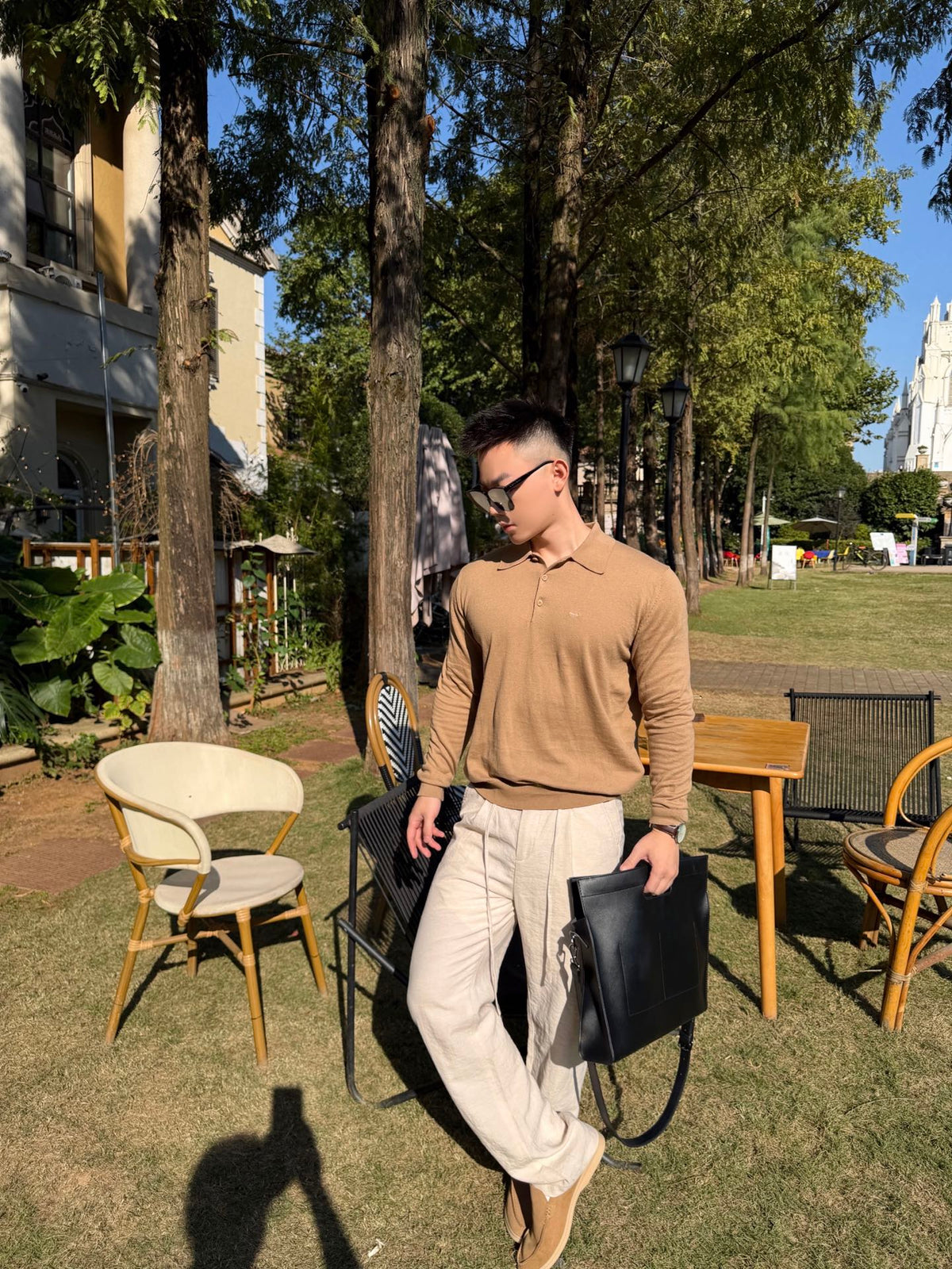 2026 New Model GS Embroidered Polo Neck Sweater (CC7033-B10)