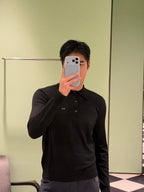 2026 New Model GS Embroidered Polo Neck Sweater (CC7033-B10)